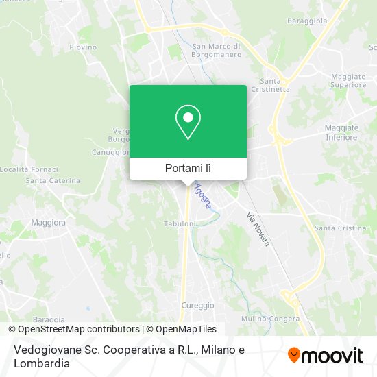 Mappa Vedogiovane Sc. Cooperativa a R.L.