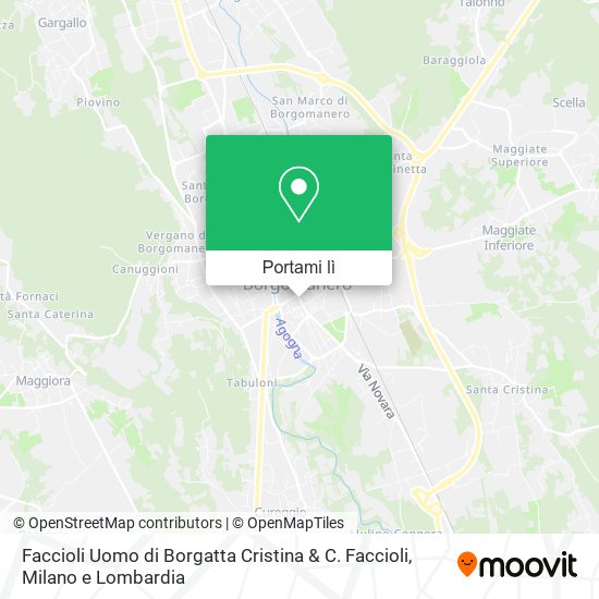 Mappa Faccioli Uomo di Borgatta Cristina & C. Faccioli