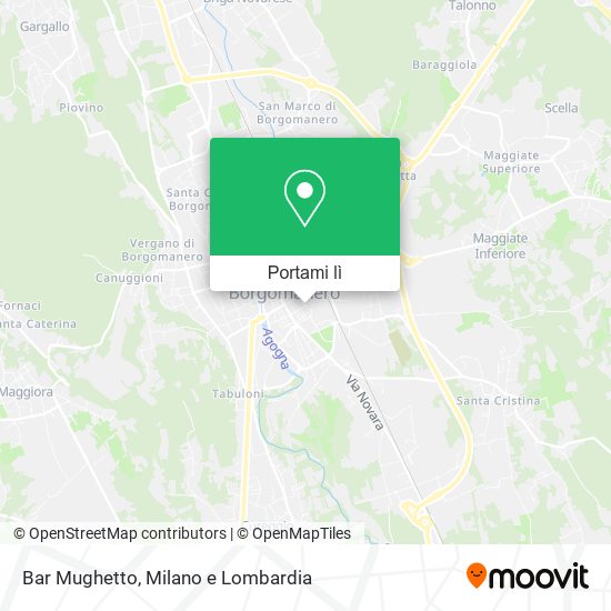Mappa Bar Mughetto