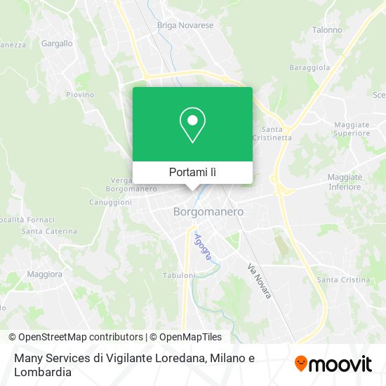 Mappa Many Services di Vigilante Loredana