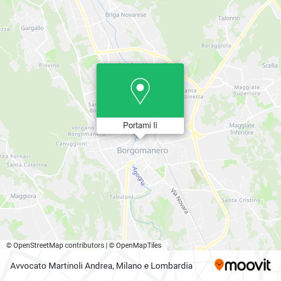 Mappa Avvocato Martinoli Andrea