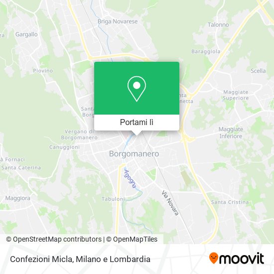 Mappa Confezioni Micla