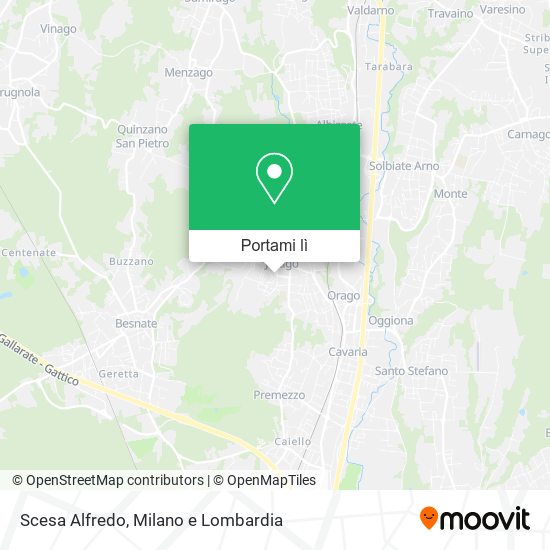 Mappa Scesa Alfredo
