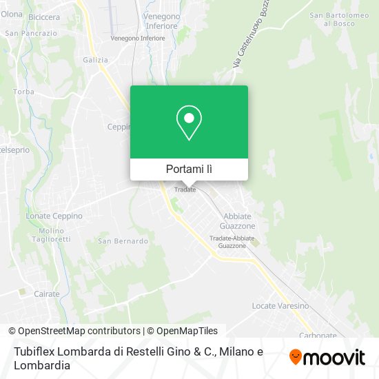 Mappa Tubiflex Lombarda di Restelli Gino & C.