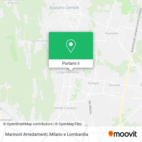 Mappa Marinoni Arredamenti