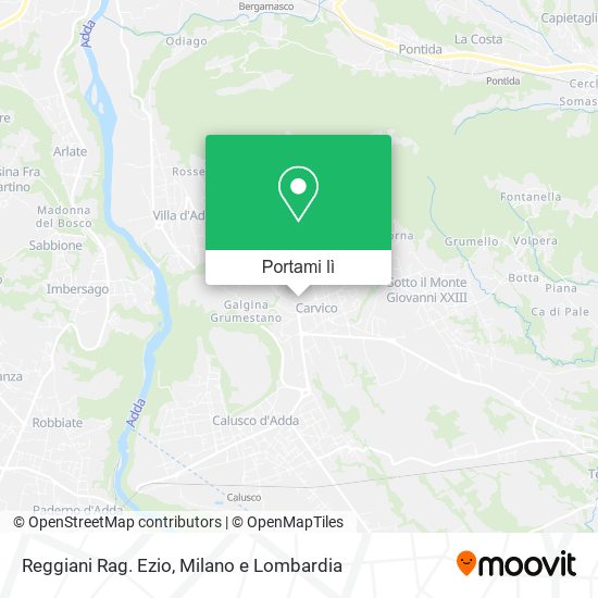 Mappa Reggiani Rag. Ezio