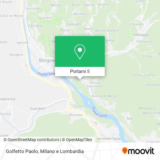 Mappa Golfetto Paolo