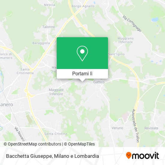Mappa Bacchetta Giuseppe