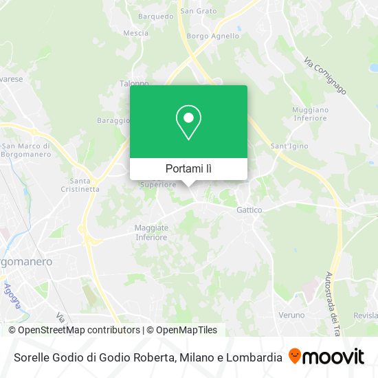 Mappa Sorelle Godio di Godio Roberta