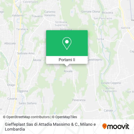 Mappa Gieffeplast Sas di Attadia Massimo & C.