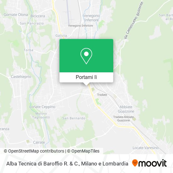 Mappa Alba Tecnica di Baroffio R. & C.