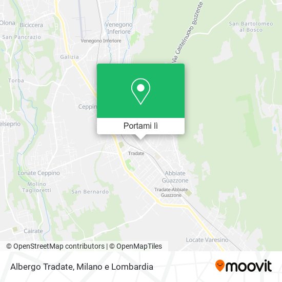 Mappa Albergo Tradate