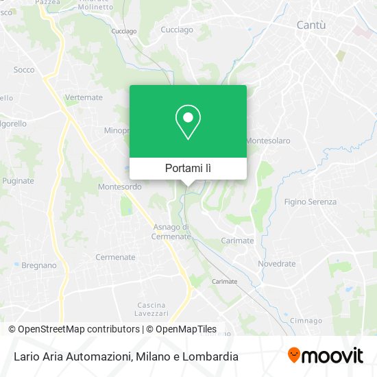 Mappa Lario Aria Automazioni