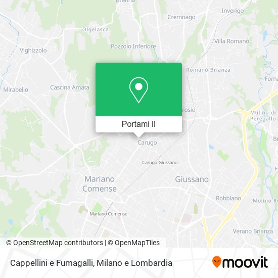 Mappa Cappellini e Fumagalli