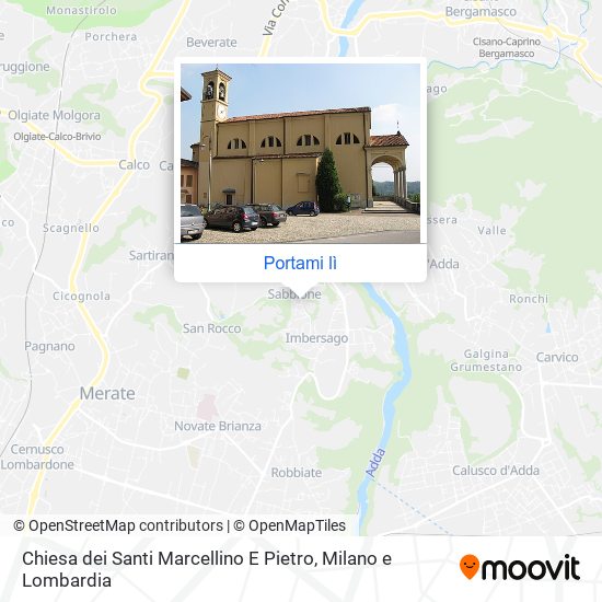 Mappa Chiesa dei Santi Marcellino E Pietro