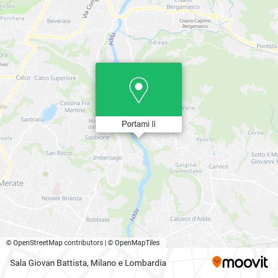 Mappa Sala Giovan Battista
