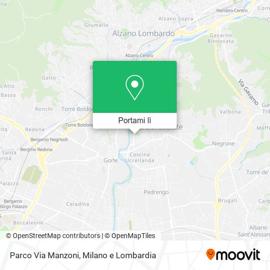 Mappa Parco Via Manzoni