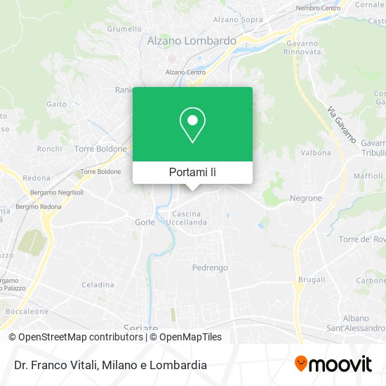 Mappa Dr. Franco Vitali