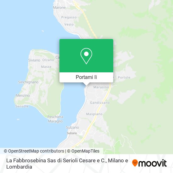 Mappa La Fabbrosebina Sas di Serioli Cesare e C.