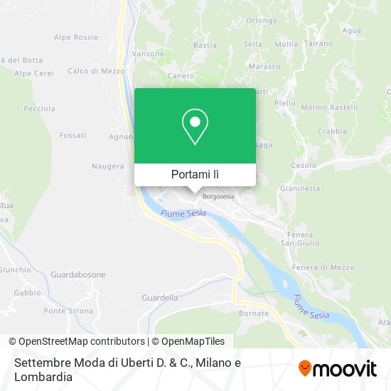 Mappa Settembre Moda di Uberti D. & C.
