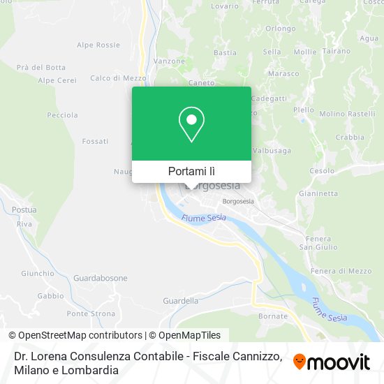 Mappa Dr. Lorena Consulenza Contabile - Fiscale Cannizzo