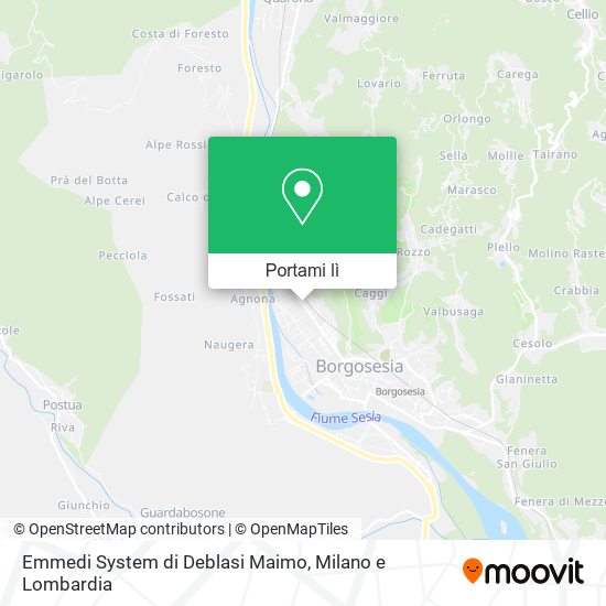 Mappa Emmedi System di Deblasi Maimo