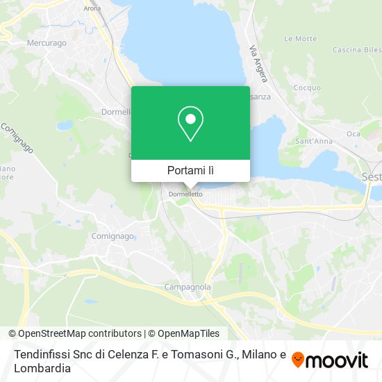 Mappa Tendinfissi Snc di Celenza F. e Tomasoni G.