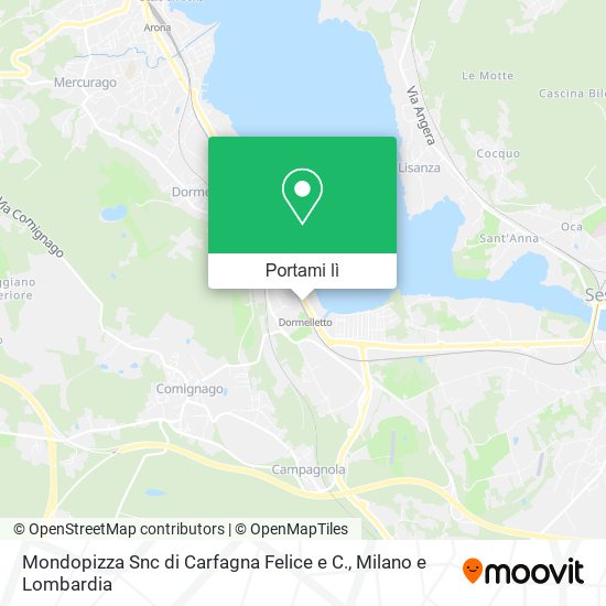 Mappa Mondopizza Snc di Carfagna Felice e C.