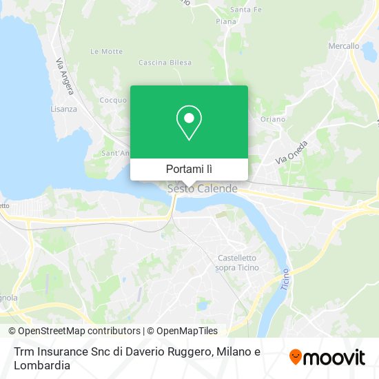 Mappa Trm Insurance Snc di Daverio Ruggero