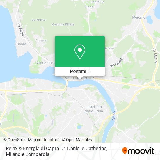 Mappa Relax & Energia di Capra Dr. Danielle Catherine