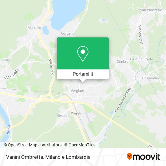 Mappa Vanini Ombretta