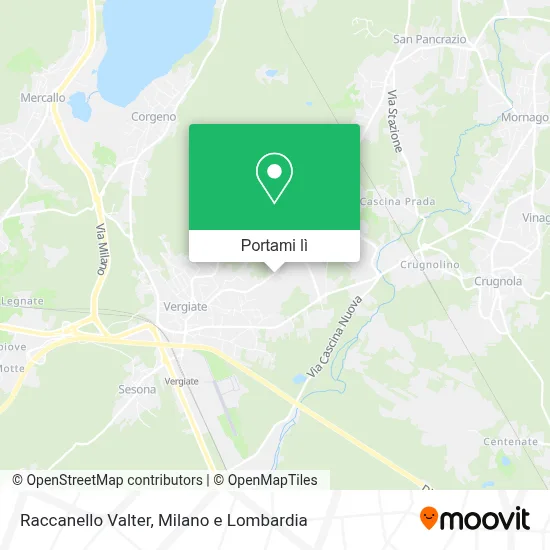 Mappa Raccanello Valter