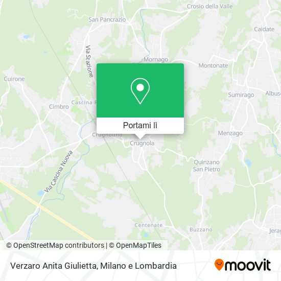Mappa Verzaro Anita Giulietta