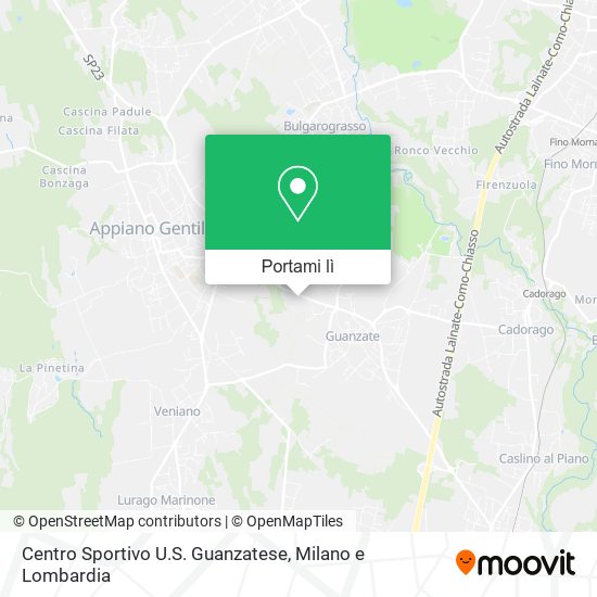 Mappa Centro Sportivo U.S. Guanzatese