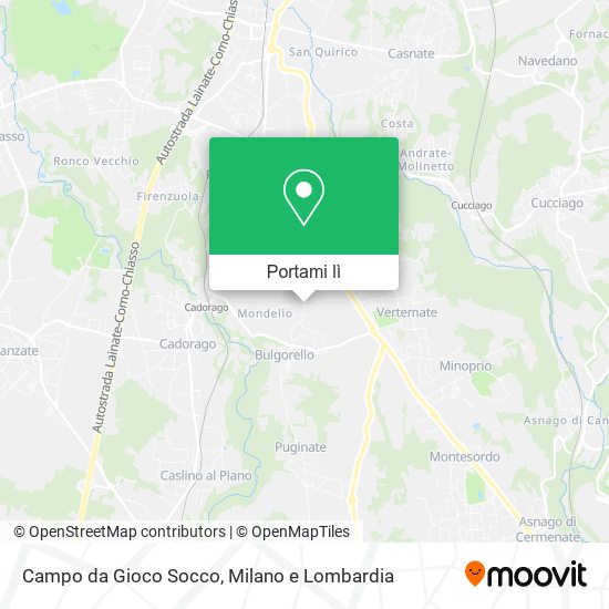 Mappa Campo da Gioco Socco