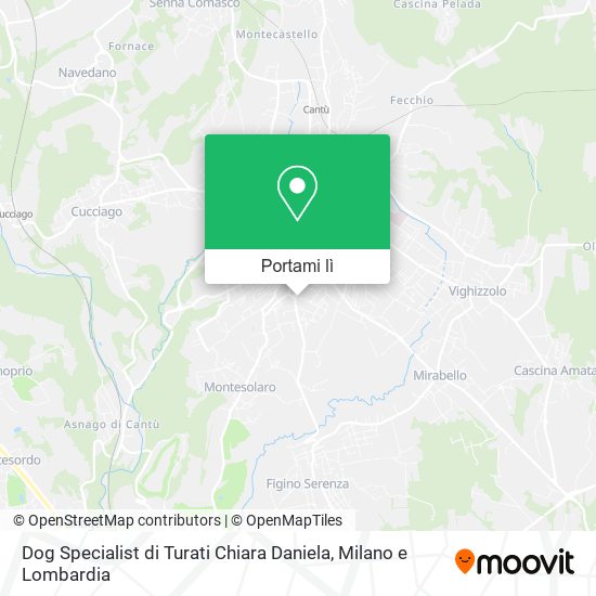 Mappa Dog Specialist di Turati Chiara Daniela