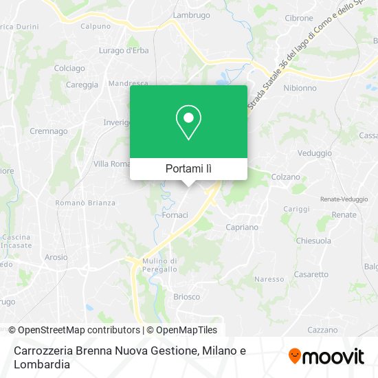 Mappa Carrozzeria Brenna Nuova Gestione