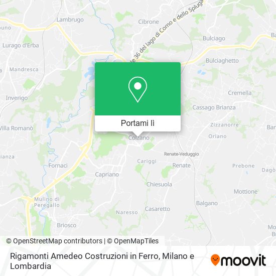 Mappa Rigamonti Amedeo Costruzioni in Ferro