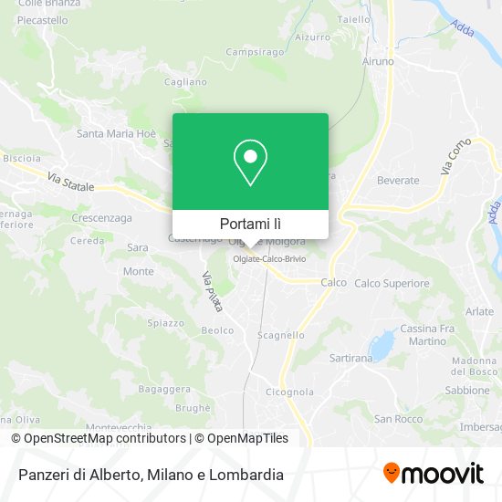 Mappa Panzeri di Alberto