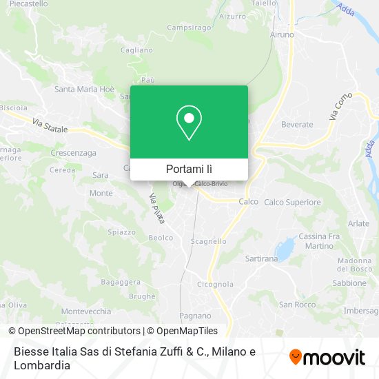Mappa Biesse Italia Sas di Stefania Zuffi & C.