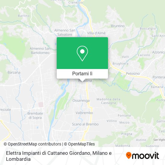 Mappa Elettra Impianti di Cattaneo Giordano