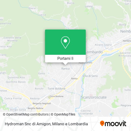 Mappa Hydroman Snc di Amigon