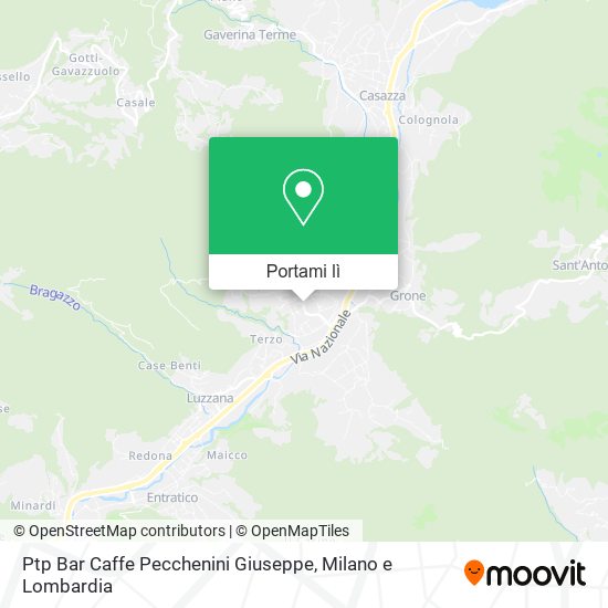 Mappa Ptp Bar Caffe Pecchenini Giuseppe