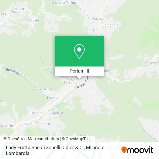 Mappa Lady Frutta Snc di Zanelli Didier & C.