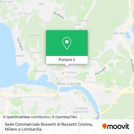 Mappa Sede Commerciale Rossetti di Rossetti Cristina