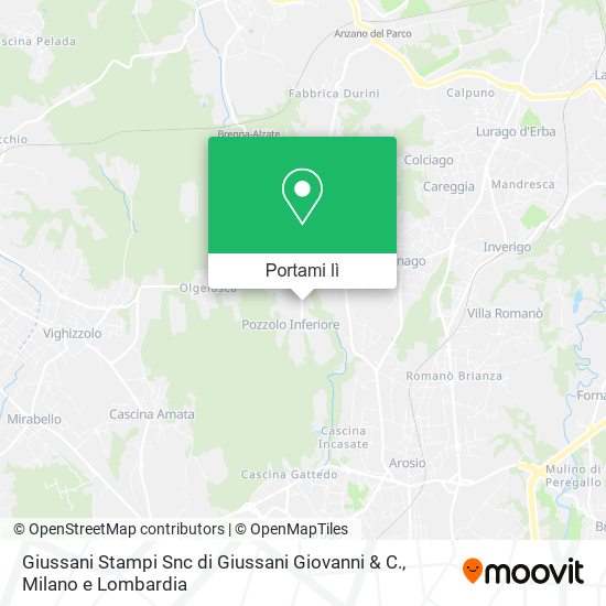 Mappa Giussani Stampi Snc di Giussani Giovanni & C.