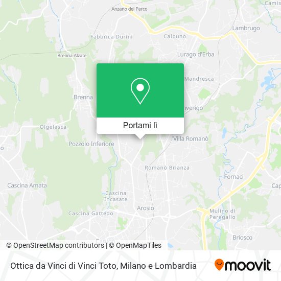 Mappa Ottica da Vinci di Vinci Toto