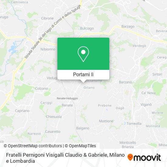 Mappa Fratelli Pernigoni Visigalli Claudio & Gabriele