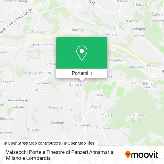 Mappa Valsecchi Porte e Finestre di Panzeri Annamaria