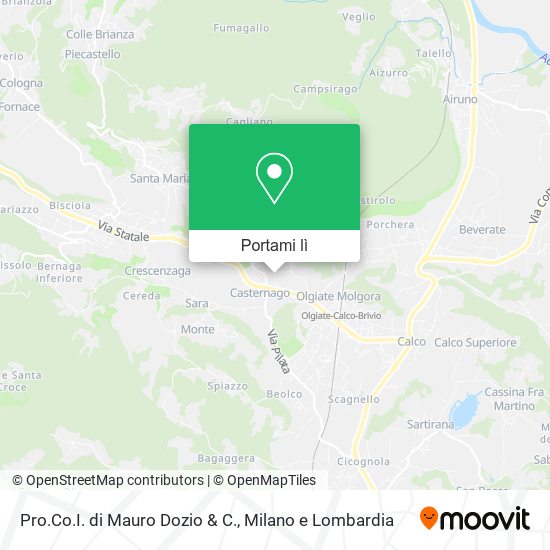 Mappa Pro.Co.I. di Mauro Dozio & C.
